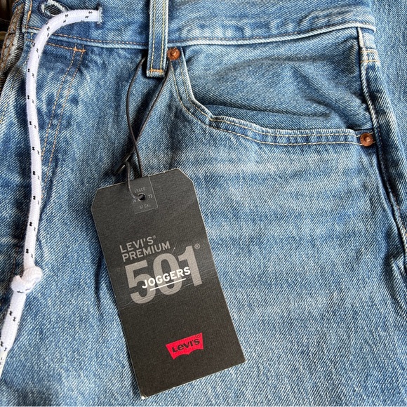 NWTLevi’s Premium 501 Jogger Jeans 2018 Authentic Size 38/32 - Picture 4 of 15